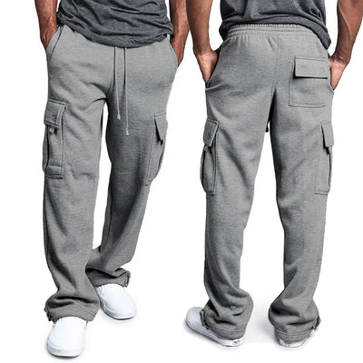 Pantaloni cargo multi-tasche da uomo