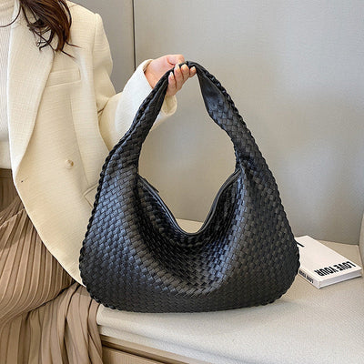Borsa a tracolla in ecopelle intrecciata | Maria