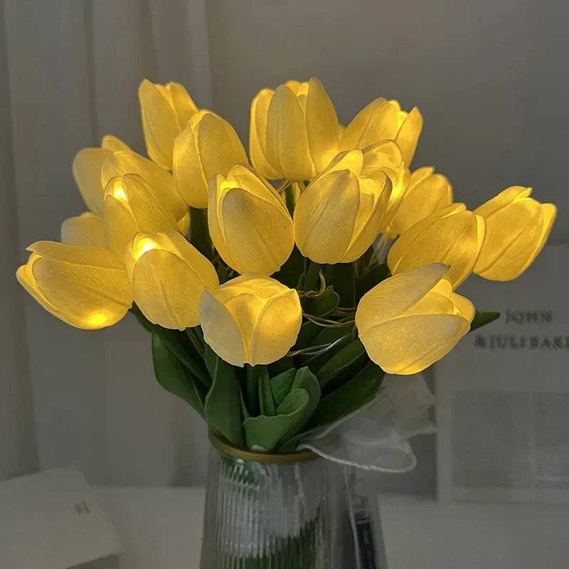 TulipGlow - Luce notturna portatile a LED a forma di tulipano