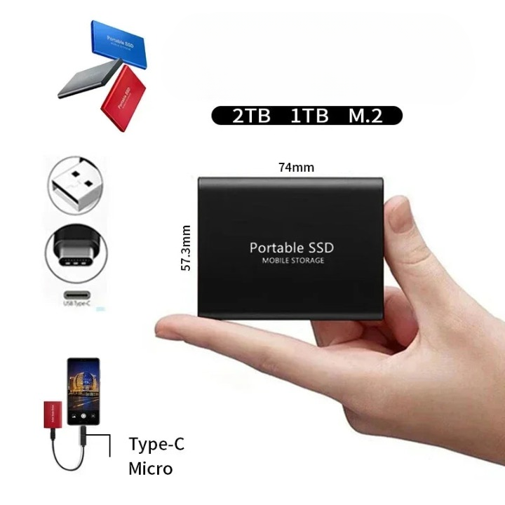 Unità SSD portatile Memoria compatta ad alta velocità