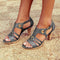 Sandalia Cruz (Tacón Comodidad + Estabilidad) ¡Tendencia de la temporada!