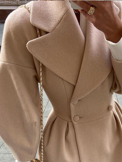 Moretti - Chaqueta corta de invierno vintage para mujer