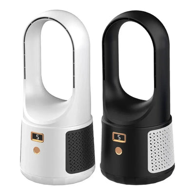 Ventilateur de table sans pales – Ventilateur USB silencieux avec batterie rechargeable pour chambre et bureau