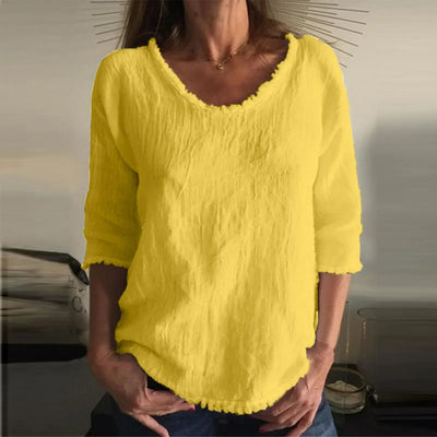 Camiseta informal de lino - Charleigh