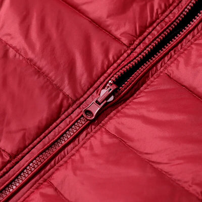 Veste à la baisse des femmes avec capuche