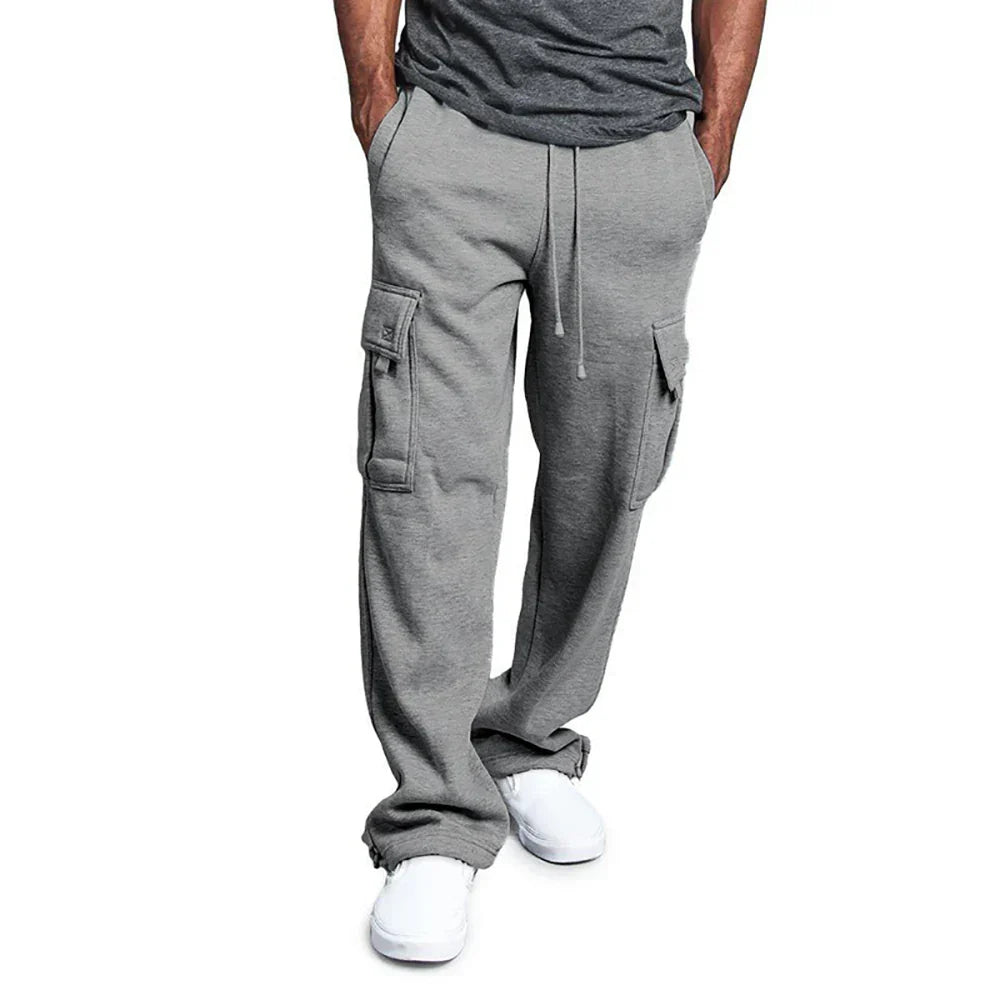 Pantaloni cargo multi-tasche da uomo