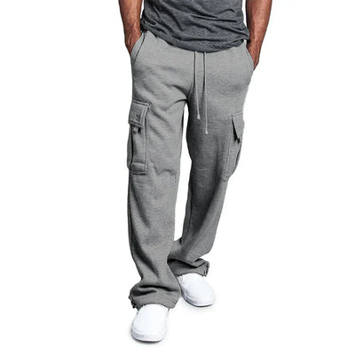 Pantaloni cargo multi-tasche da uomo