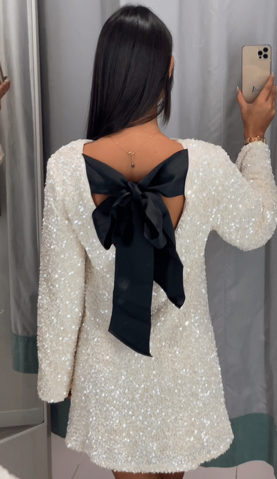 Adank - Vestido con pajarita