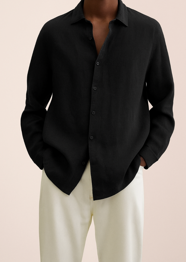 Chemise élégante en lin pour homme - Albert