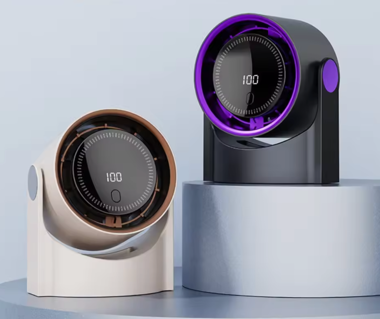 Ventilador de mesa ultra silencioso sin aspas: enfriador de aire seguro y eficiente para los días calurosos de verano.