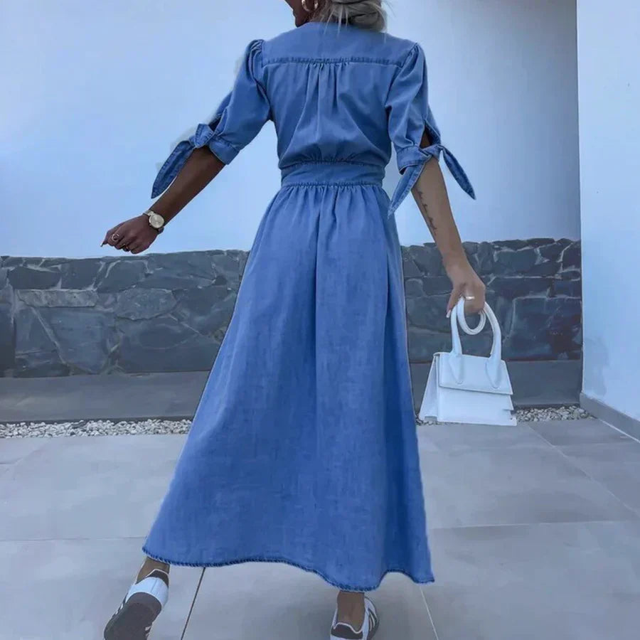 Vera - Robe longue en jean