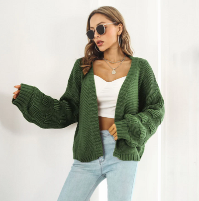 Maglione da donna lussuoso a maniche lunghe e caldo