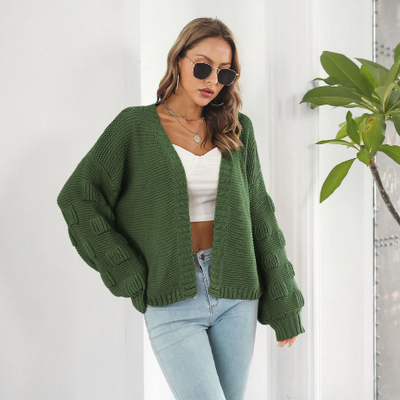 Maglione da donna lussuoso a maniche lunghe e caldo