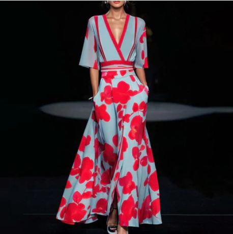 Mia - vestido largo floral