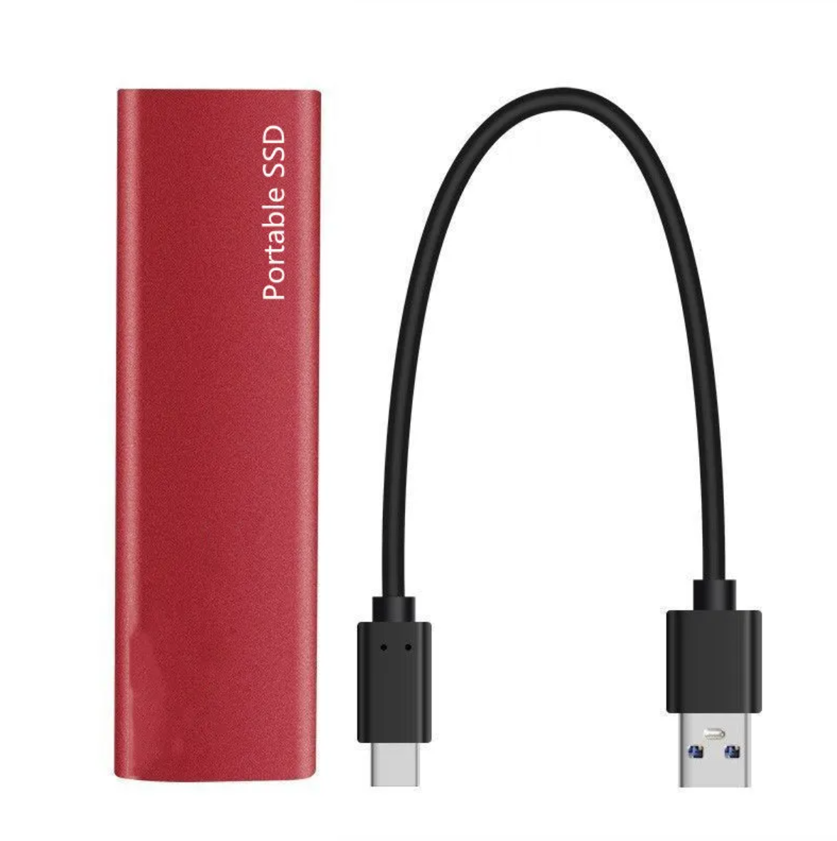Disco duro externo SSD rápido, moderno y compacto: 128 TB, 16 TB, 4 TB y 1 TB