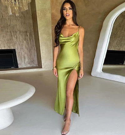 Ellery - Vestido largo elegante y sofisticado para mujer