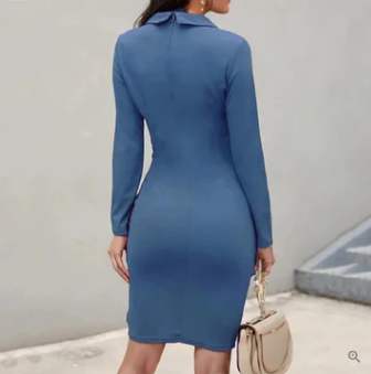 Emily - Elegante vestido de cóctel con botones