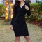 Emily - Elegante vestido de cóctel con botones