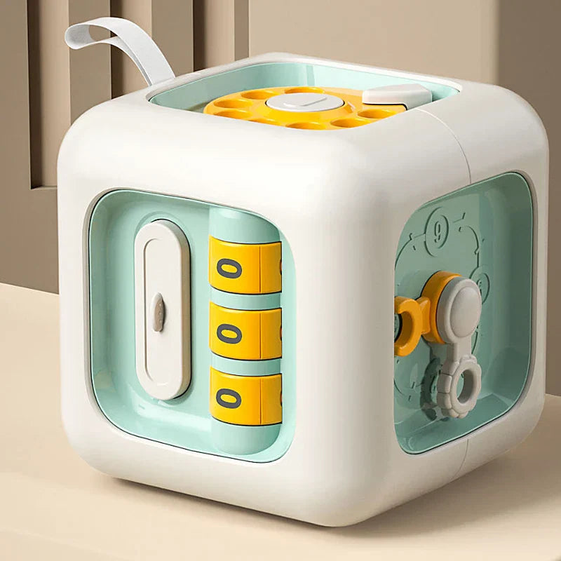 Cube éducatif Montessori 6 en 1 pour enfants