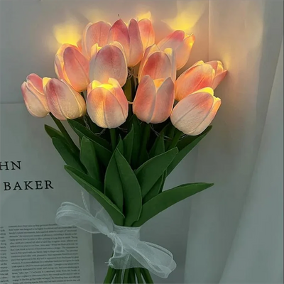 TulipGlow - Luce notturna portatile a LED a forma di tulipano