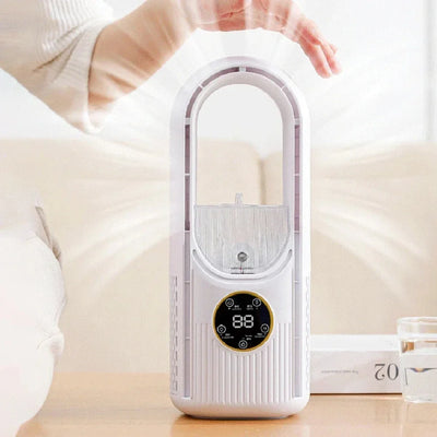 Ventilateur de table et de poche sans fil - Ventilateur USB sans pales, portable et silencieux