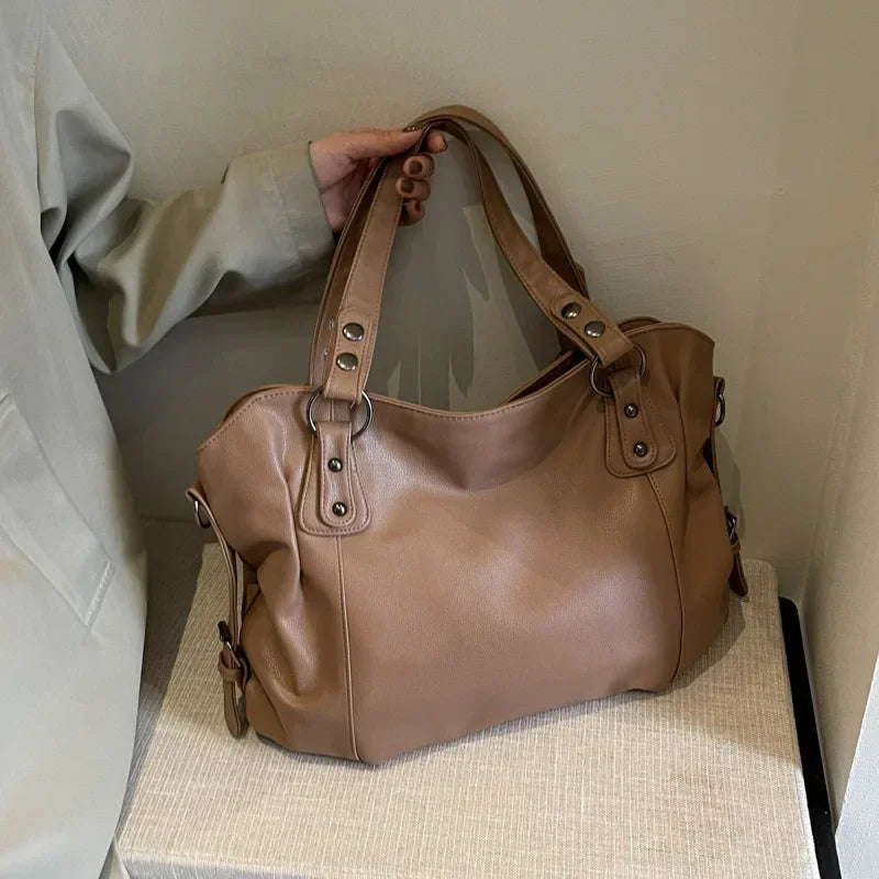Lunelle - grand sac en cuir souple