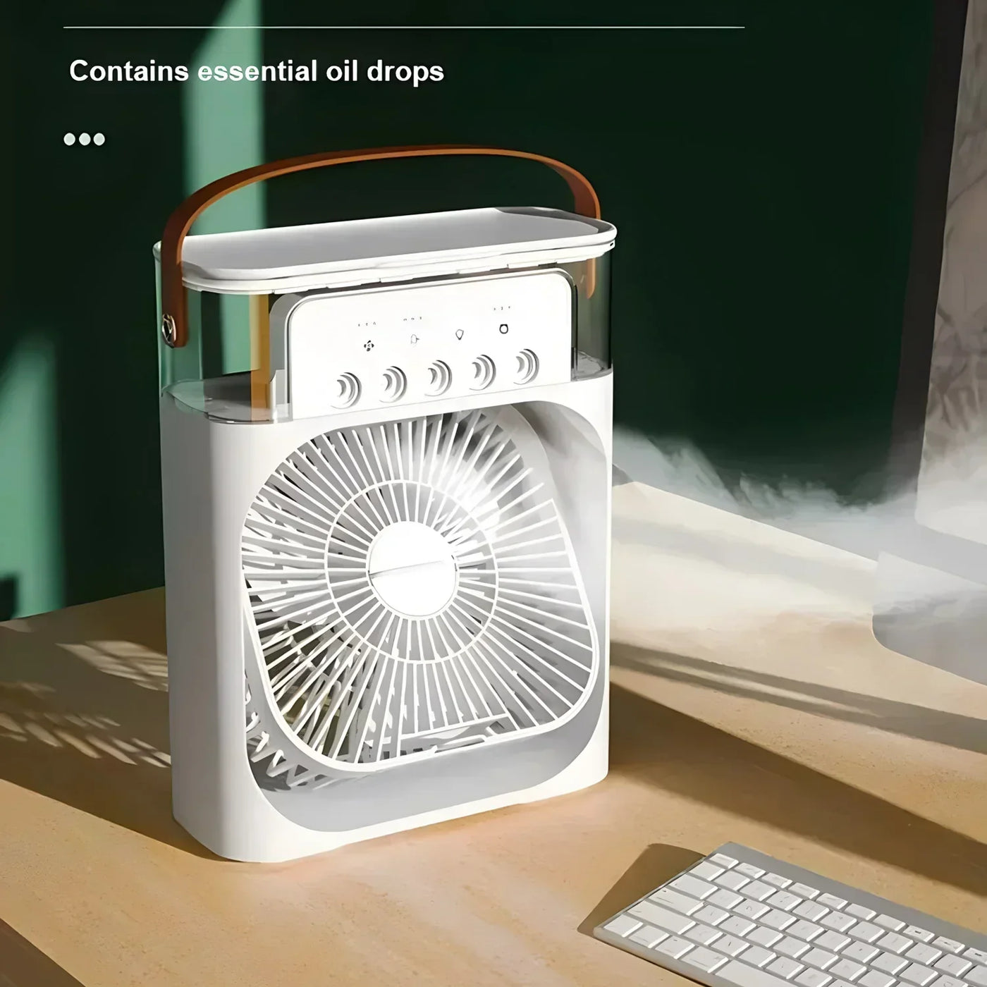 AirCooler Pro 3 en 1 - ventilateur, climatiseur et humidificateur avec éclairage LED couleur