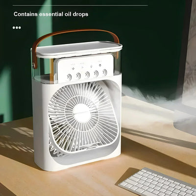 AirCooler Pro 3 en 1 - ventilateur, climatiseur et humidificateur avec éclairage LED couleur