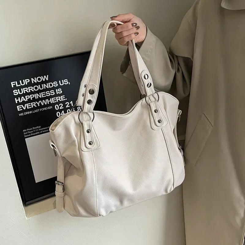 Lunelle - grand sac en cuir souple