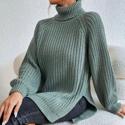 Elegante suéter de cuello alto - Veronika 