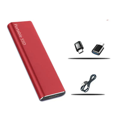 Unità SSD esterna da 4 TB - Unità di archiviazione ultraveloce, compatta e resistente