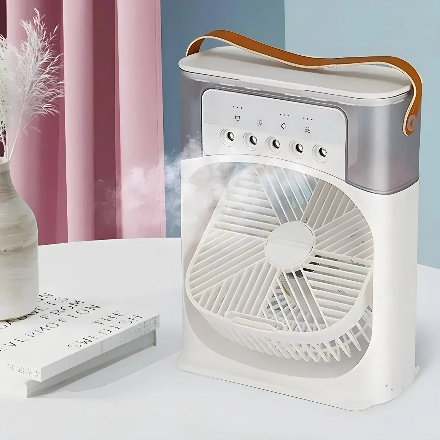 AirCooler Pro 3 en 1 - ventilateur, climatiseur et humidificateur avec éclairage LED couleur