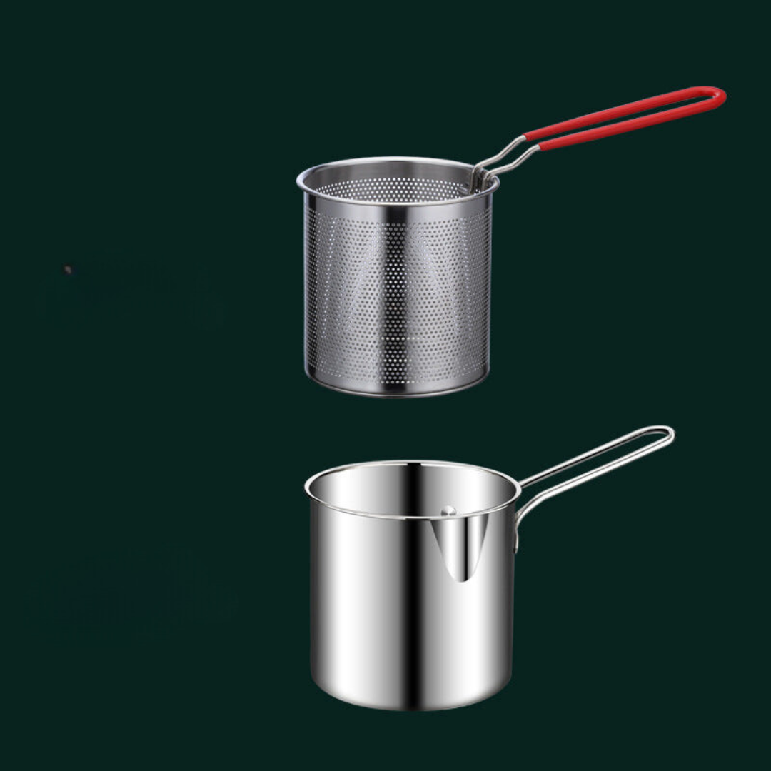 CookPro - Kit di frittura compatto con pasta salva olio
