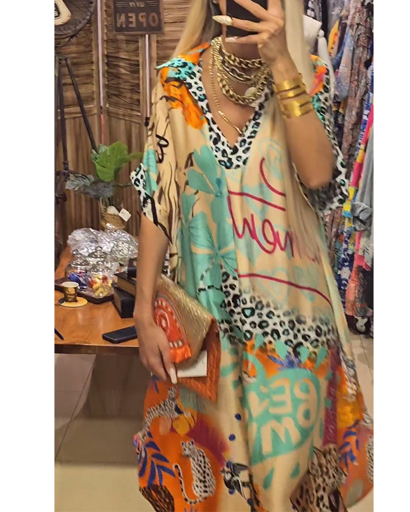 Janne | Vestido informal con cuello en V
