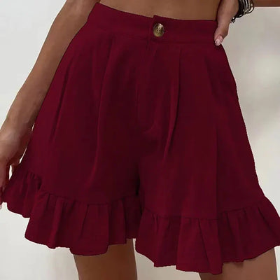 Noor - Pantaloncini eleganti a pieghe