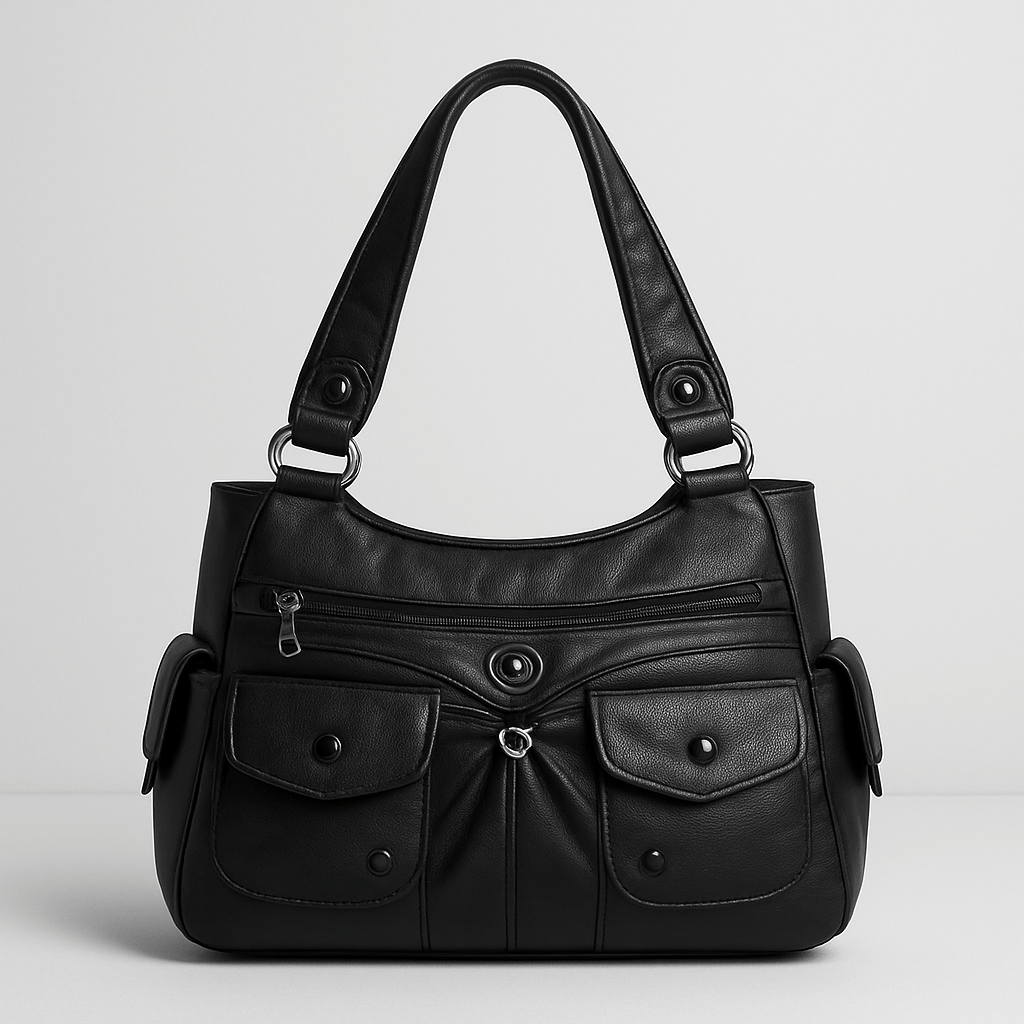 Sac à bandoulière pour femme - Élégant sac fourre-tout en similicuir