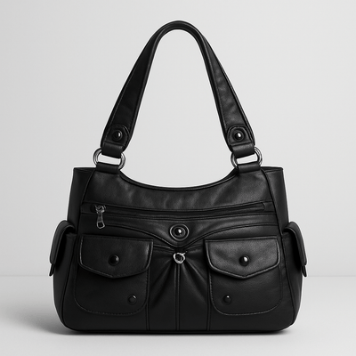 Sac à bandoulière pour femme - Élégant sac fourre-tout en similicuir