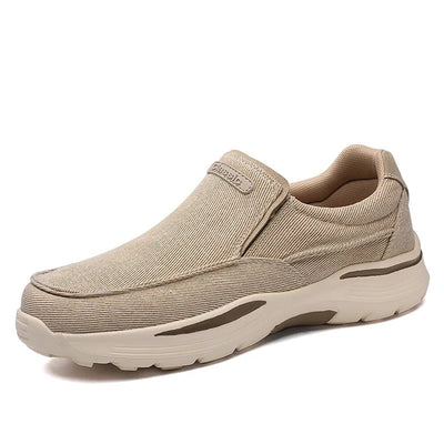 Jaco - Mocasines ortopédicos de lona para hombre
