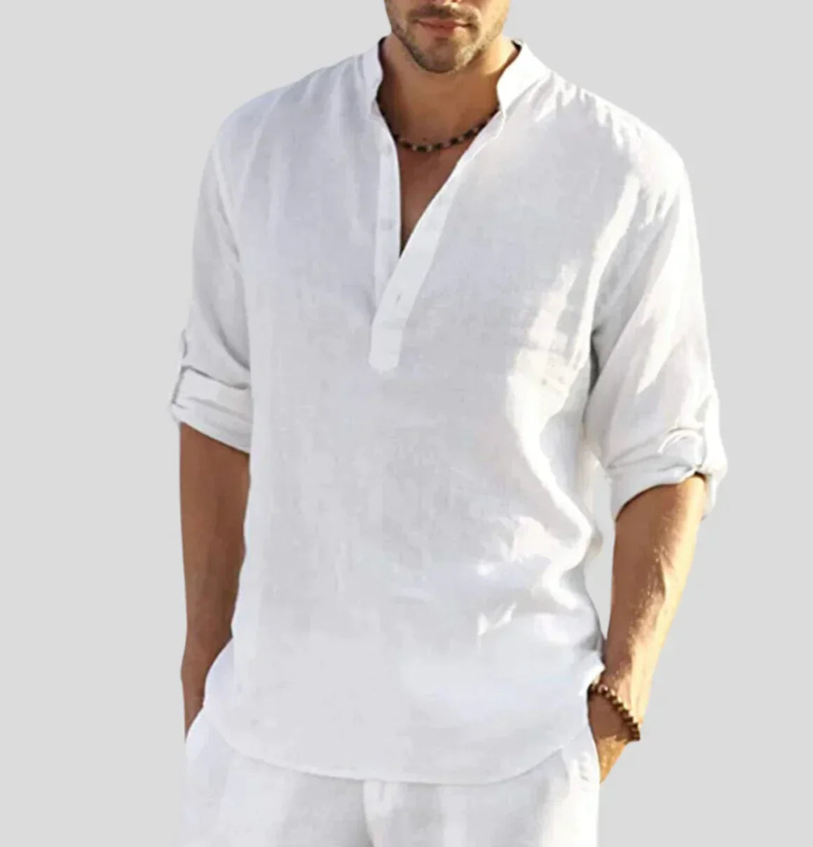 Chemise élégante en lin pour homme - Thomas