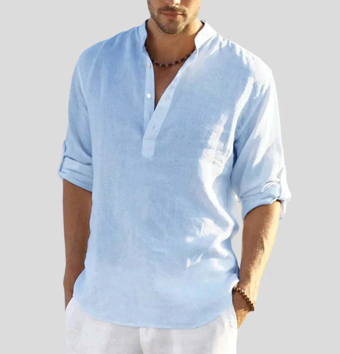 Chemise élégante en lin pour homme - Thomas