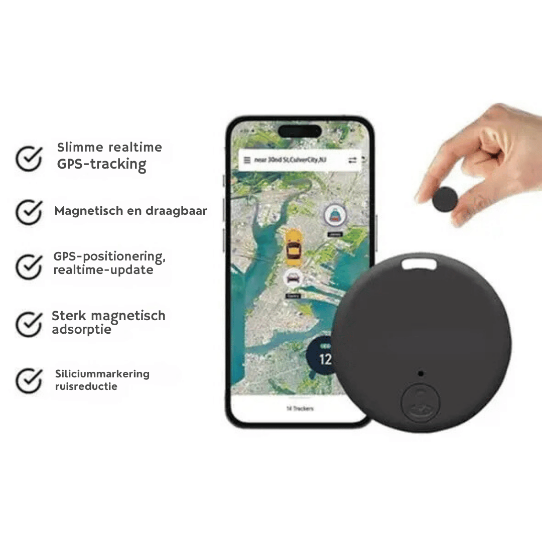 TrackMate Mini GPS Tracker: potente localizador de coches y llaves