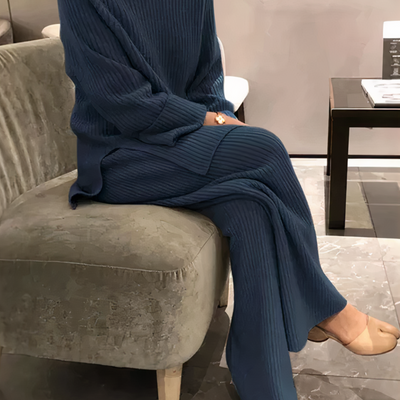 Conjunto casual de camisa y pantalón - Samantha 