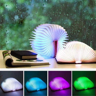 Lámpara de mesa plegable elegante LumiFold