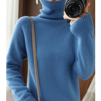 Nikki | Maglia elegante a maniche lunghe da donna | Dolcevita
