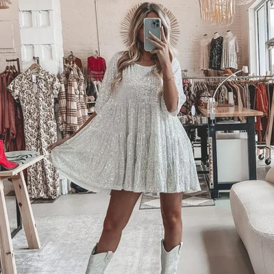 Sophie - El mejor vestido de fiesta brillante y elegante 