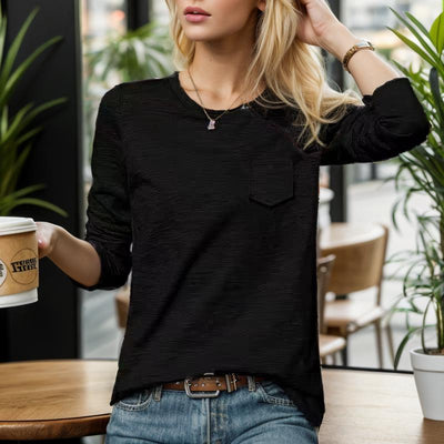 Camicia autunnale a maniche lunghe da donna | Perfetta per tutte le stagioni