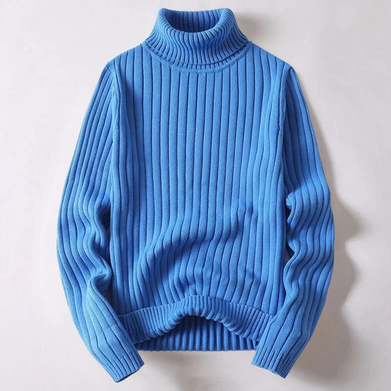 Maglia dolcevita da uomo in lana merino - Wyatt