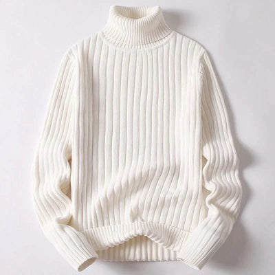Maglia dolcevita da uomo in lana merino - Wyatt