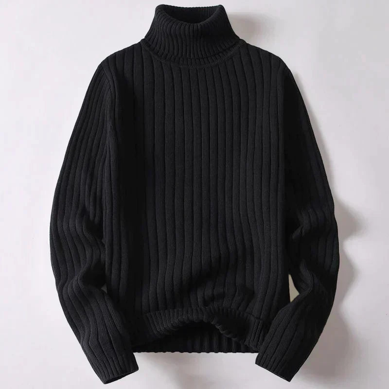 Maglia dolcevita da uomo in lana merino - Wyatt