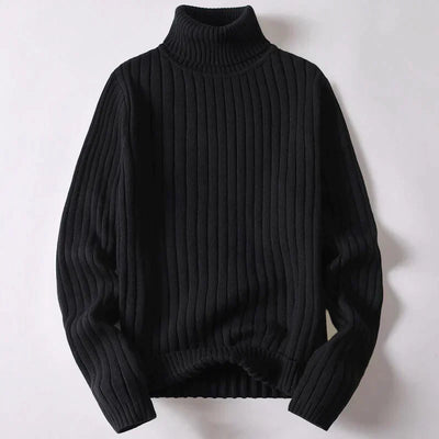 Maglia dolcevita da uomo in lana merino - Wyatt